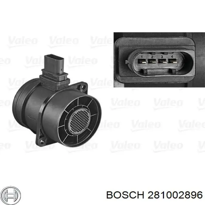 281002896 Bosch medidor de masa de aire