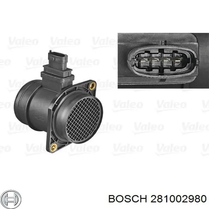281002980 Bosch Sensor de flujo de aire