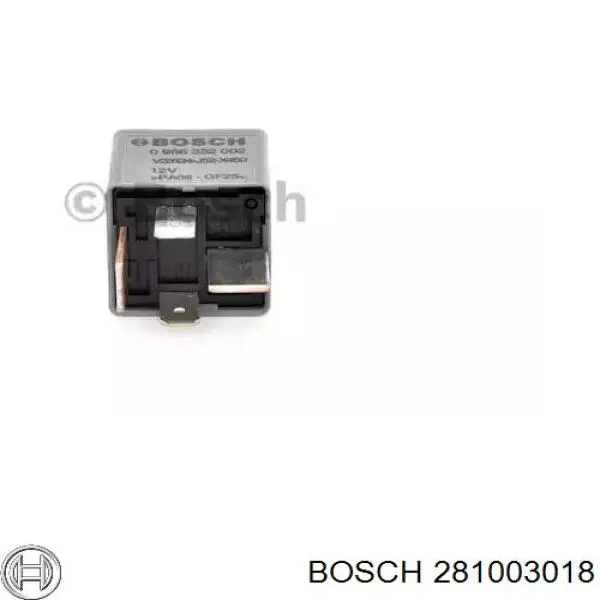 281003018 Bosch Relé de bujías incandescentes
