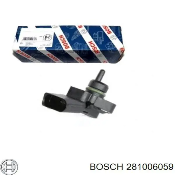 Sensor de presión de sobrealimentación 281006059 Bosch