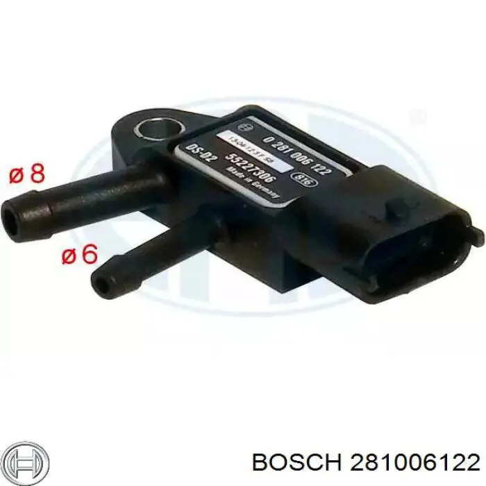 281006122 Bosch sensor de presion gases de escape