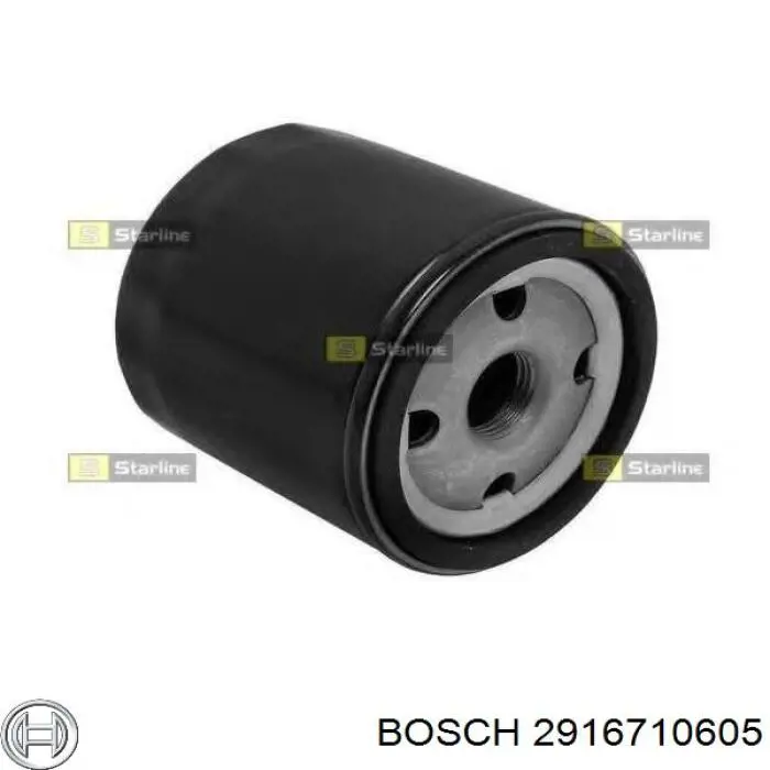 2916710605 Bosch junta, entrada aceite (turbocompresor)