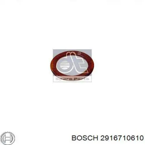 2916710610 Bosch junta, tapón roscado, colector de aceite