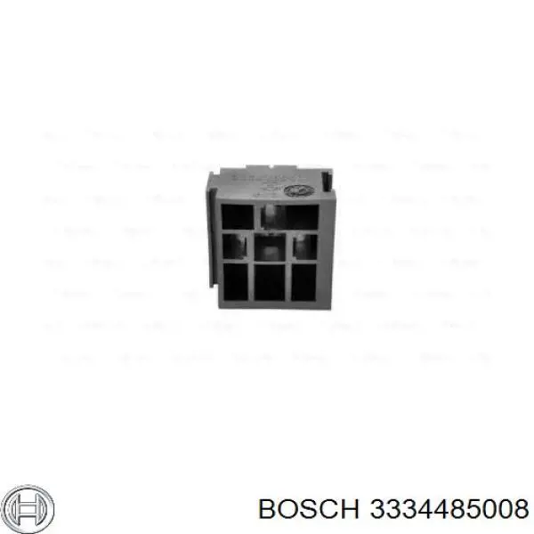 Conector del relé de las bujías incandescentes Bosch 3334485008