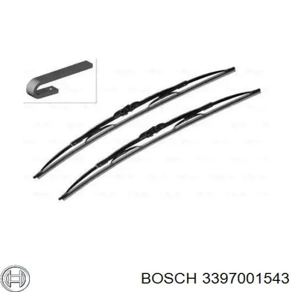 3397001543 Bosch Escobillas Limpiaparabrisas delanteras
