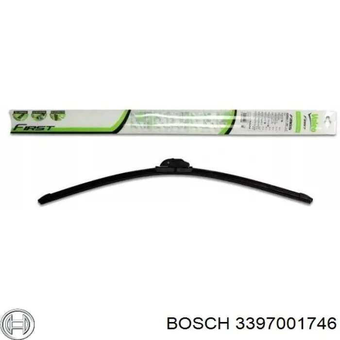 Limpiaparabrisas delantera copiloto Bosch 3397001746