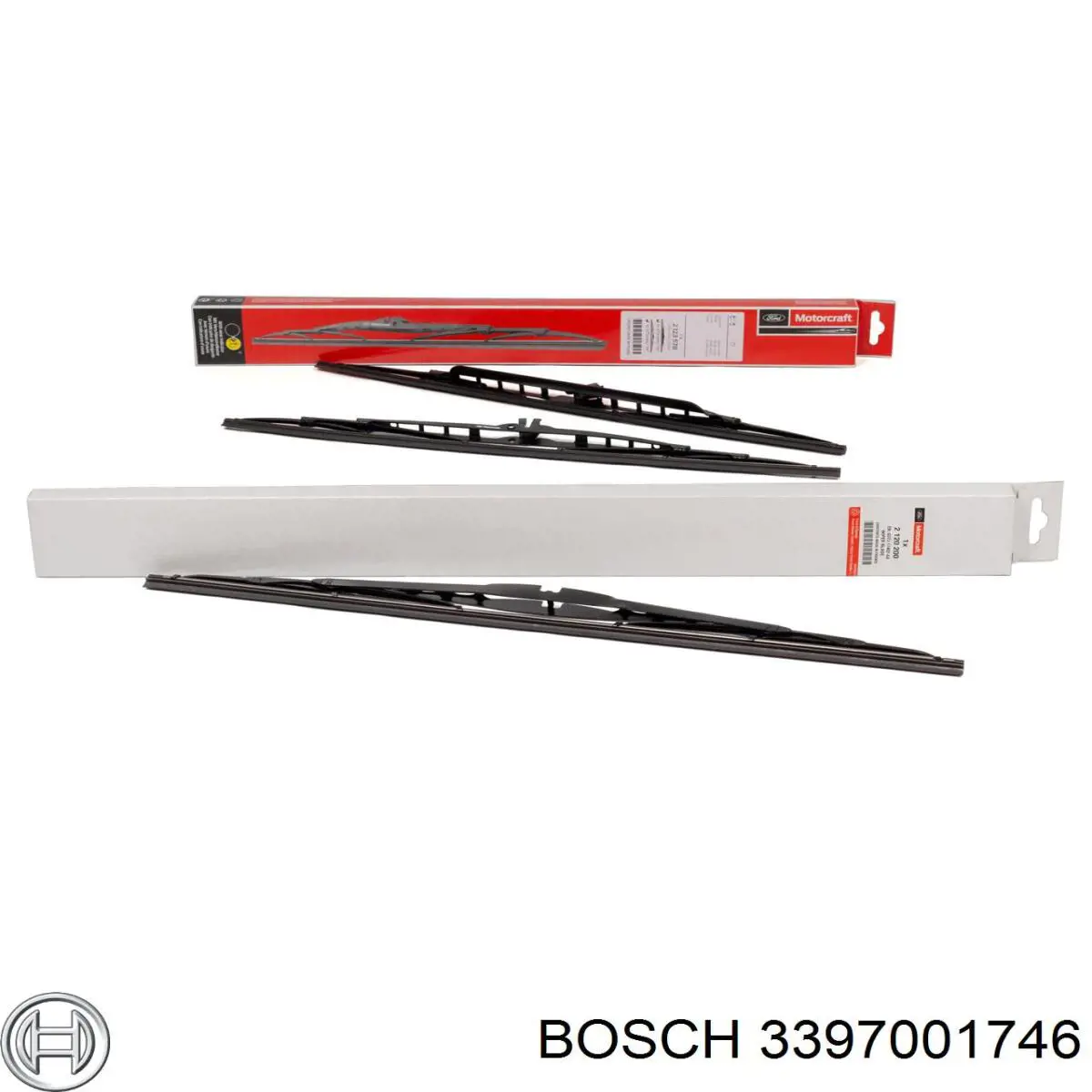 3397001746 Bosch Escobilla del limpiaparabrisas del lado del pasajero