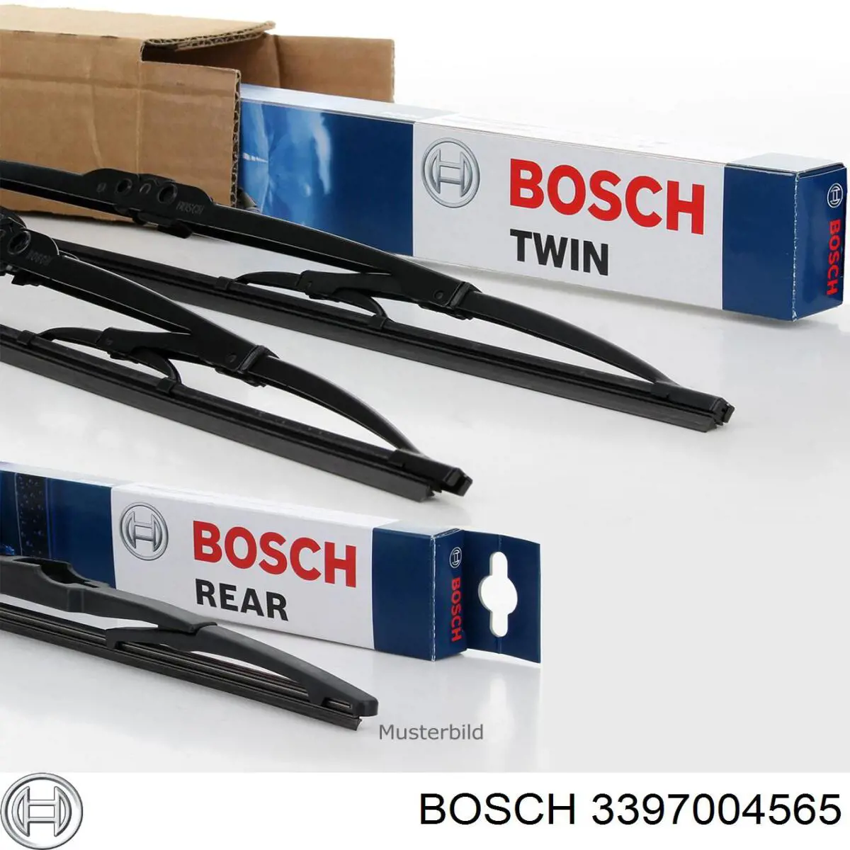 3397004565 Bosch limpiaparabrisas de luna trasera