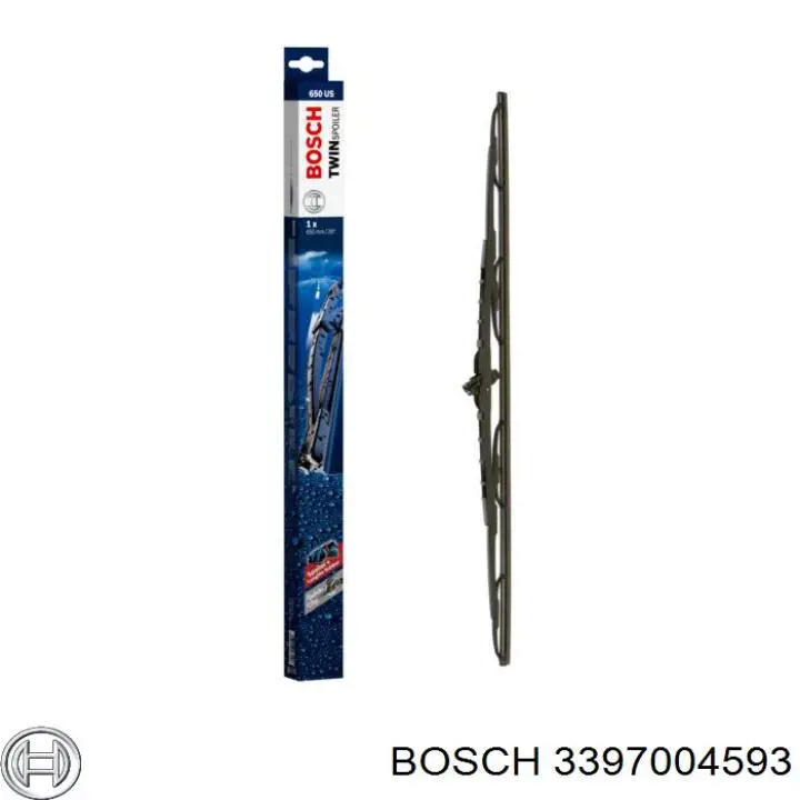 3397004593 Bosch limpiaparabrisas de luna delantera conductor