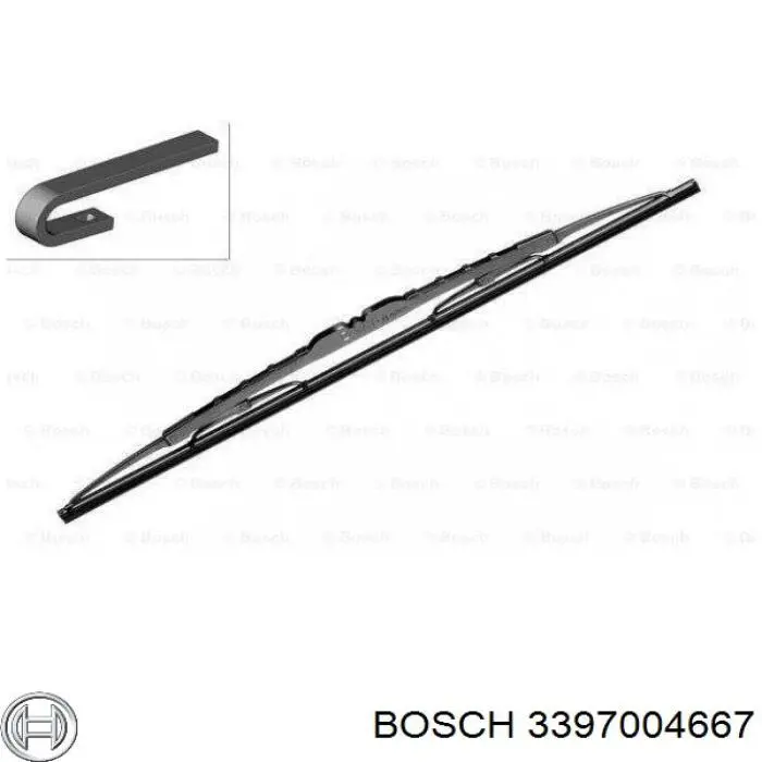 Comprar 3397004667 Bosch Escobilla del limpiaparabrisas del lado del pasajero