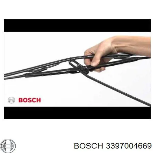 3397004669 Bosch limpiaparabrisas de luna delantera copiloto