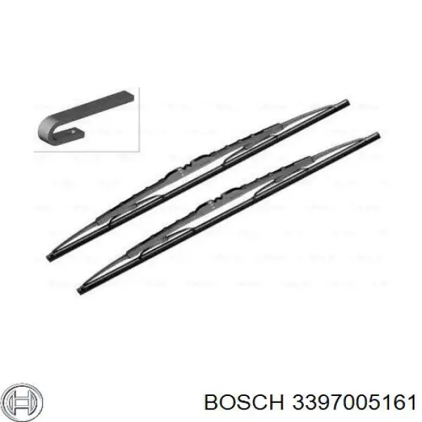 Escobillas delanteras Bosch 3397005161 precio, desde 9,29 EUR