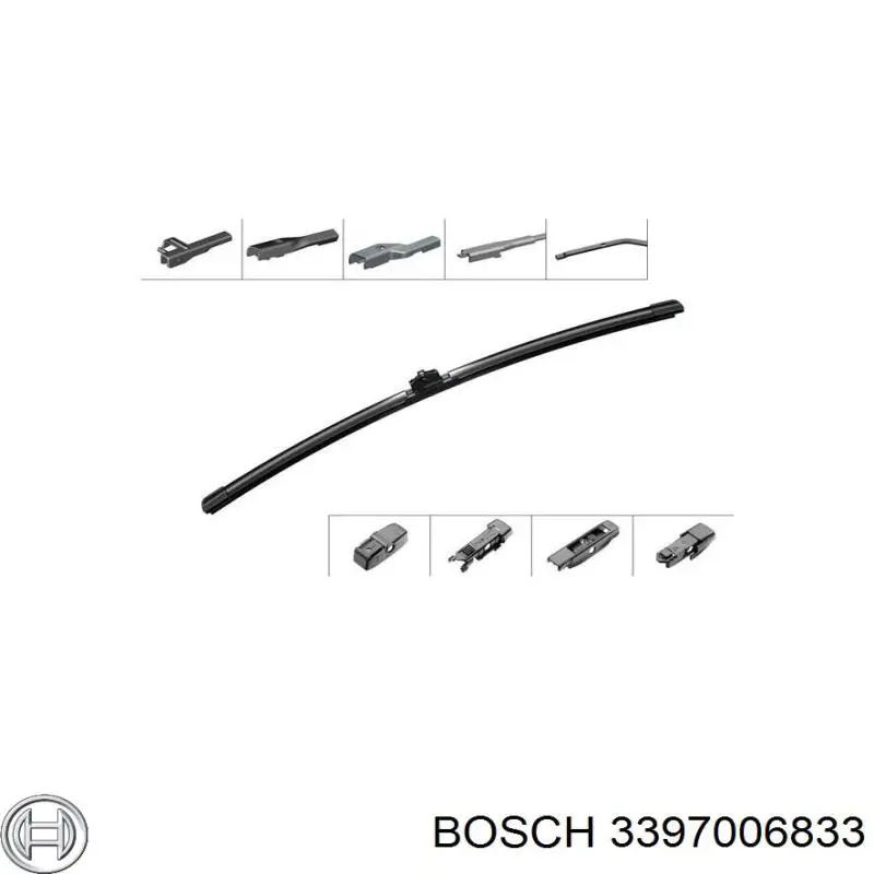 3397006833 Bosch Limpiaparabrisas delantera conductor