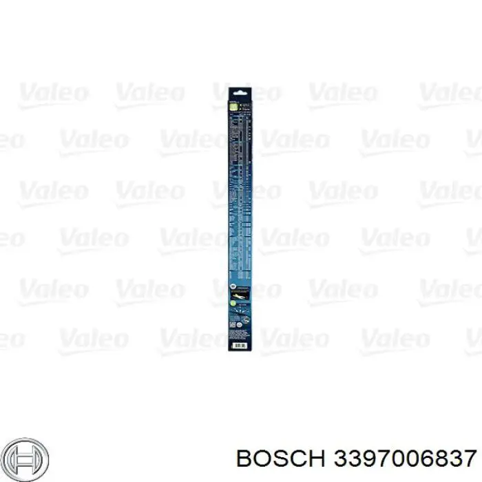Escobilla del limpiaparabrisas del lado del conductor 3397006837 Bosch