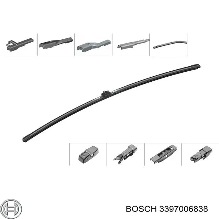 Escobilla del limpiaparabrisas del lado del conductor Bosch 3397006838 precio, desde 12,94 EUR