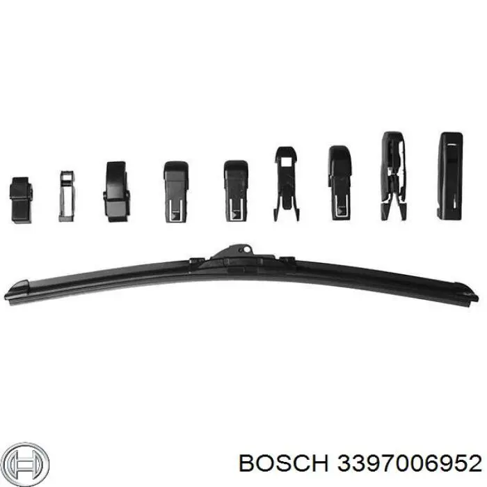 3397006952 Bosch limpiaparabrisas de luna delantera conductor