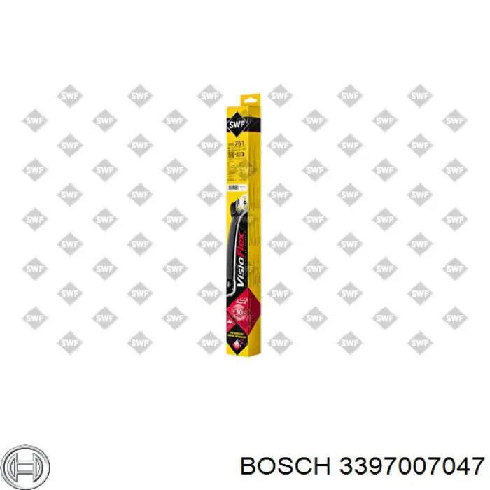 Escobillas delanteras Bosch 3397007047 precio, desde 22,83 EUR