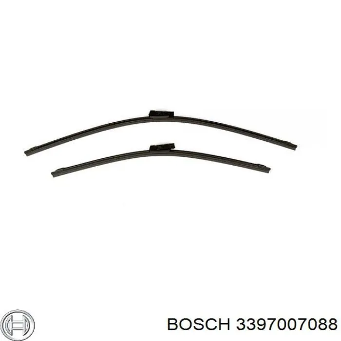 Comprar 3397007088 Bosch Juego de escobillas de luna delantera, 2 piezas