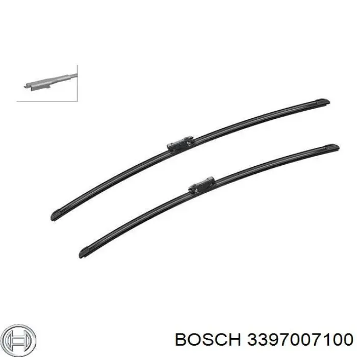 Escobillas delanteras Bosch 3397007100 precio, desde 27,50 EUR