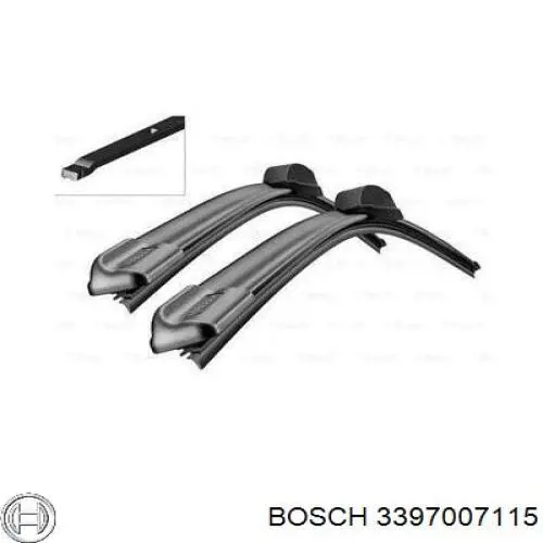 3397007115 Bosch Escobillas Limpiaparabrisas delanteras