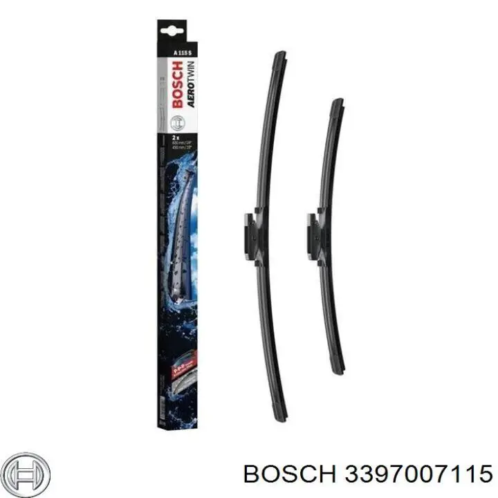 Escobillas delanteras Bosch 3397007115 precio, desde 20,48 EUR