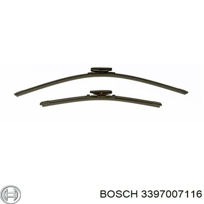 Escobillas delanteras Bosch 3397007116 precio, desde 21,34 EUR
