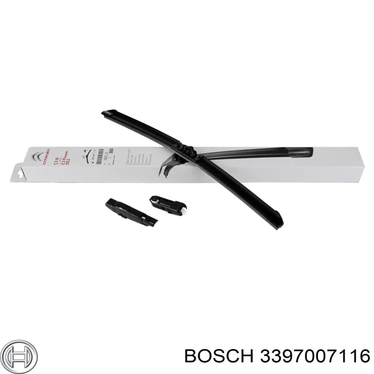 Comprar 3397007116 Bosch Juego de escobillas de luna delantera, 2 piezas