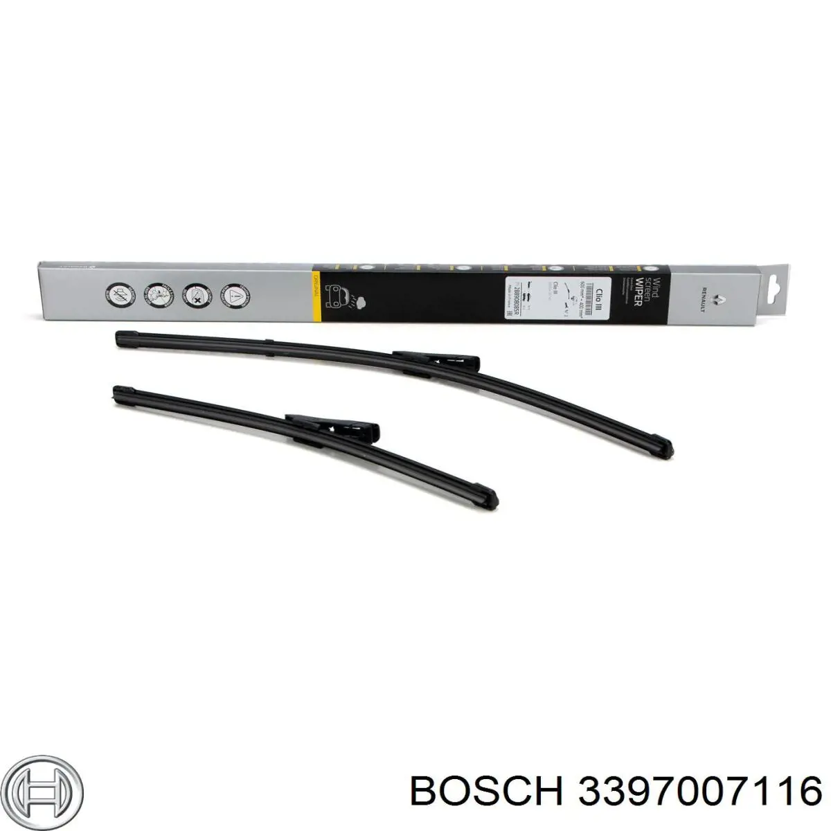 3397007116 Bosch Escobillas Limpiaparabrisas delanteras