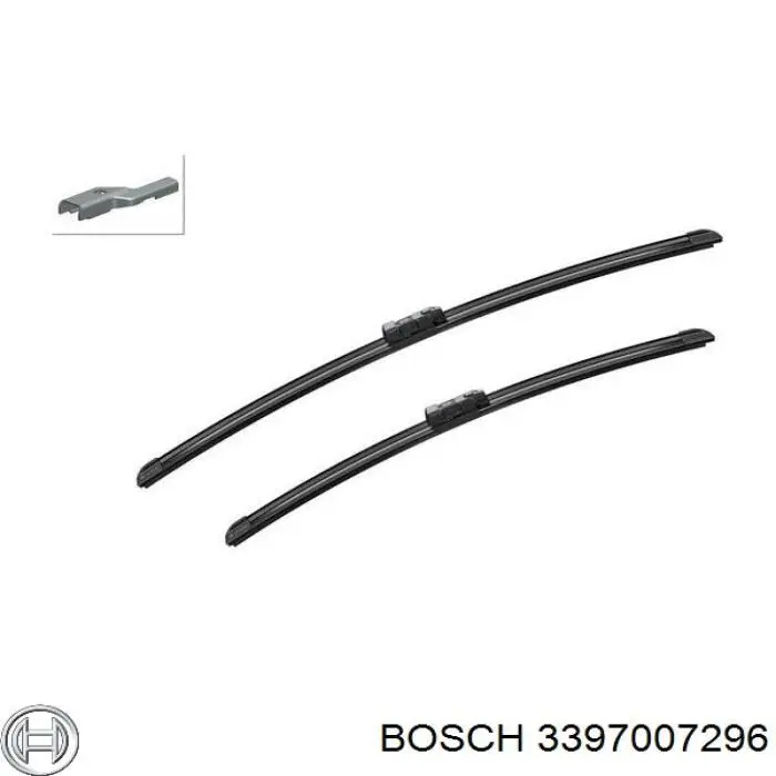Comprar 3397007296 Bosch Juego de escobillas de luna delantera, 2 piezas