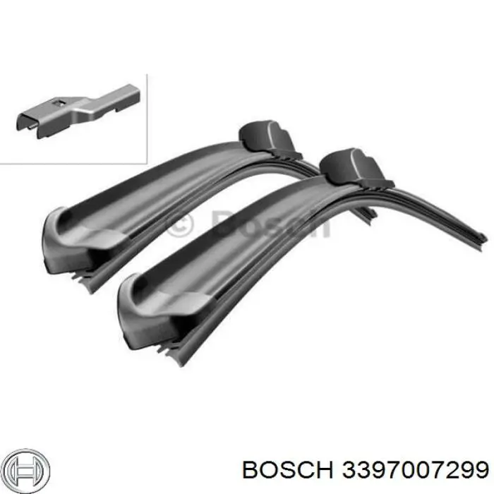 3397007299 Bosch Escobillas Limpiaparabrisas delanteras