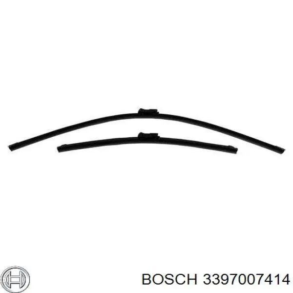 3397007414 Bosch Escobillas Limpiaparabrisas delanteras