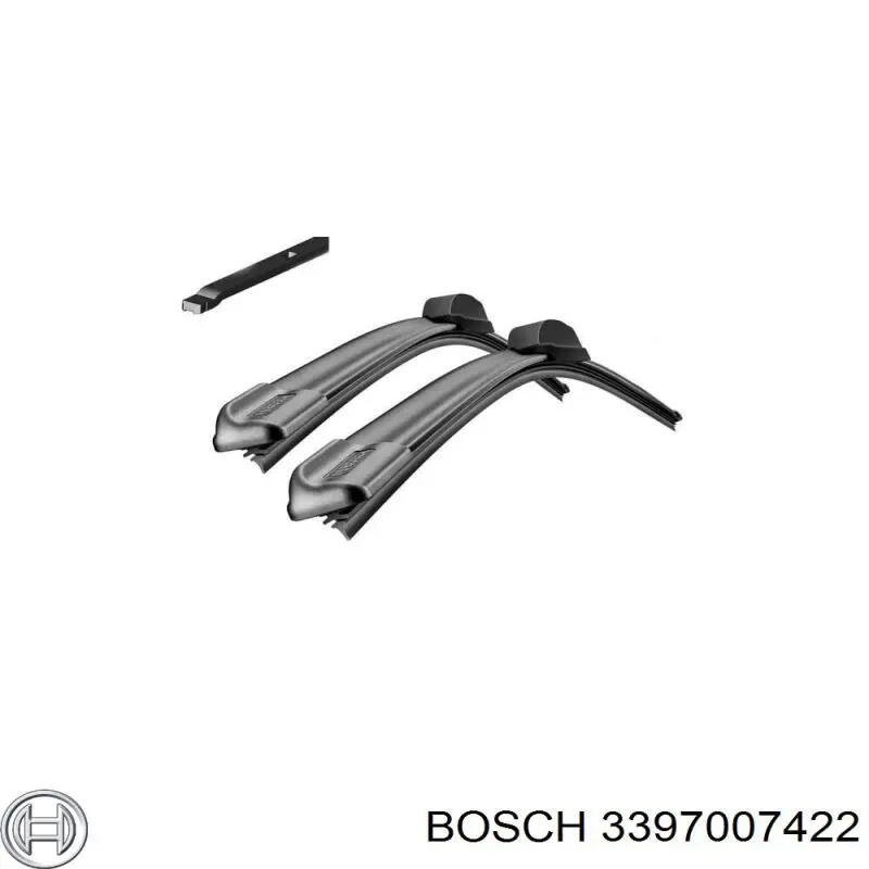 Comprar 3397007422 Bosch Juego de escobillas de luna delantera, 2 piezas