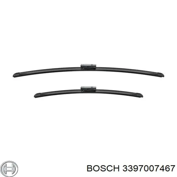 Comprar 3397007467 Bosch Juego de escobillas de luna delantera, 2 piezas