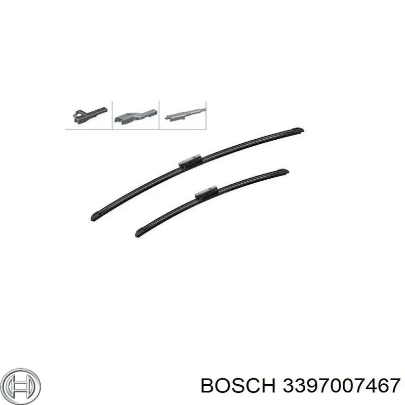 Escobillas delanteras Bosch 3397007467 precio, desde 22,93 EUR