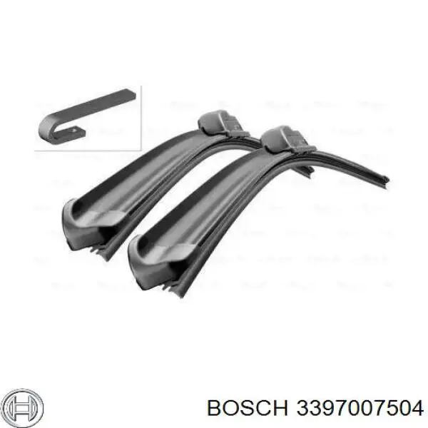 Limpiaparabrisas delanteras 3397007504 Bosch
