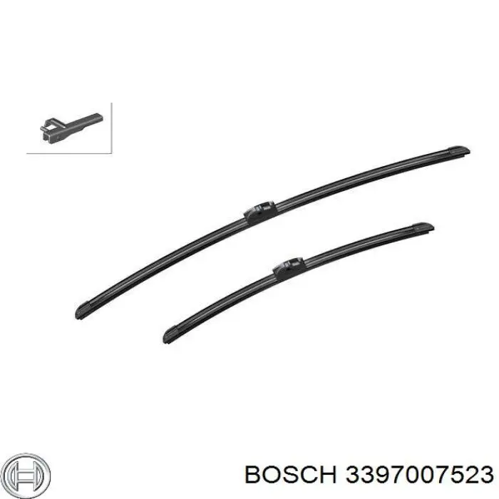 Limpiaparabrisas delanteras 3397007523 Bosch