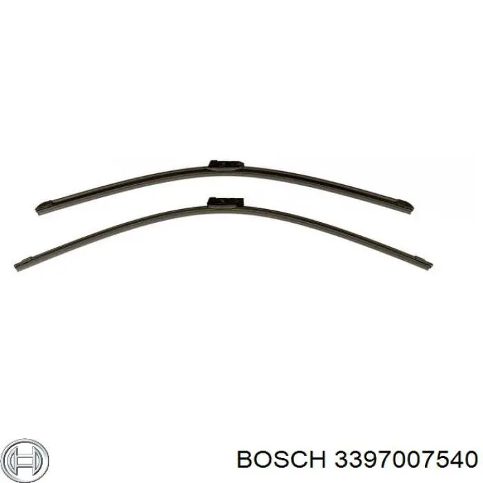Comprar 3397007540 Bosch Juego de escobillas de luna delantera, 2 piezas