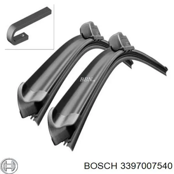 3397007540 Bosch Escobillas Limpiaparabrisas delanteras