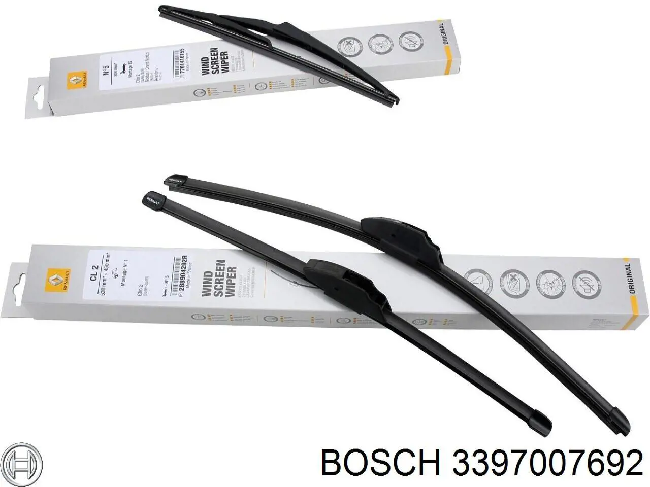 Escobillas Limpiaparabrisas delanteras Bosch 3397007692 precio, desde 23,11 EUR