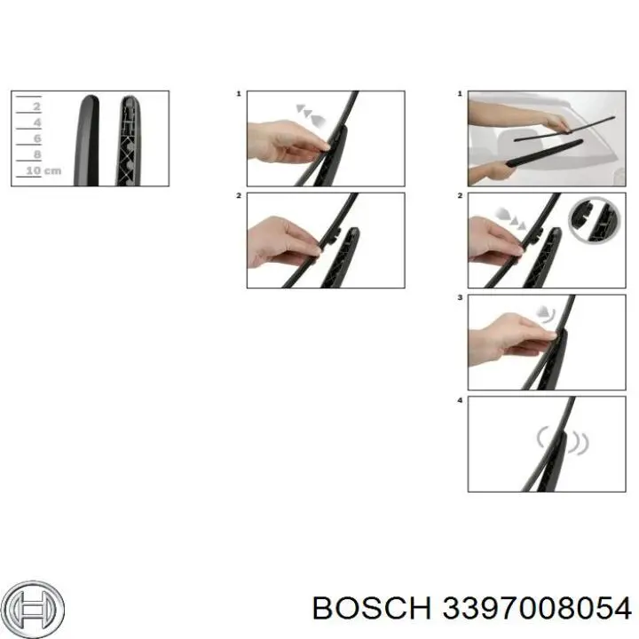 3397008054 Bosch Limpiaparabrisas trasero