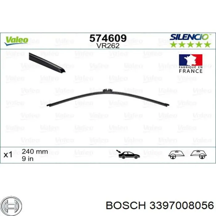 Limpiaparabrisas de luna trasera Renault Clio 4 BH