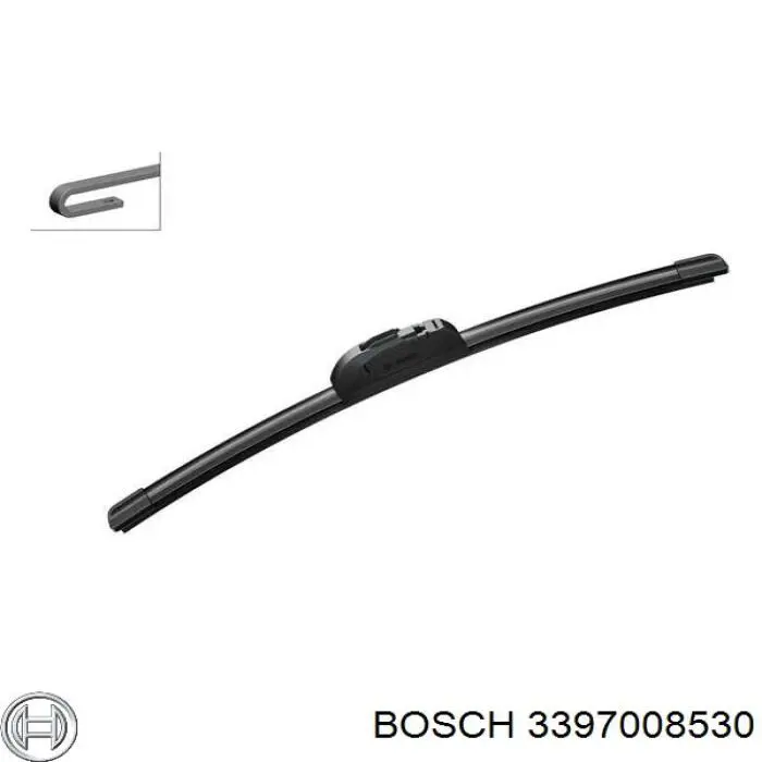Limpiaparabrisas delantera copiloto Bosch 3397008530