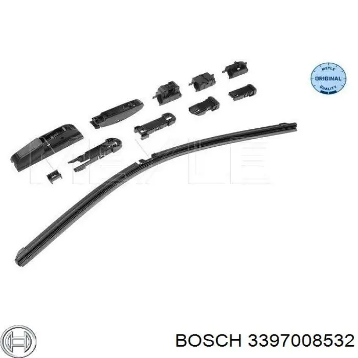 Escobilla del limpiaparabrisas del lado del pasajero 3397008532 Bosch