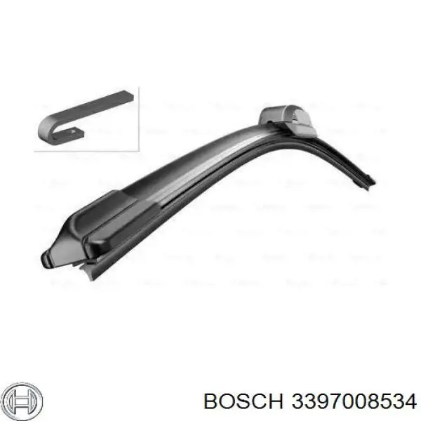 Escobilla del limpiaparabrisas del lado del pasajero Bosch 3397008534 precio, desde 24,22 EUR