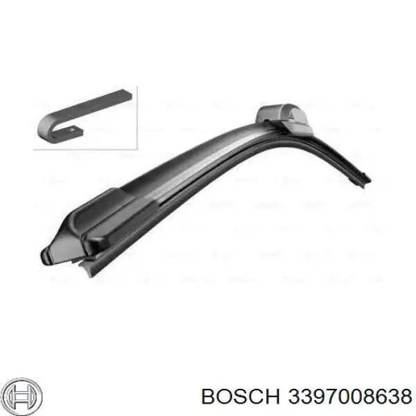 3397008638 Bosch limpiaparabrisas de luna delantera conductor