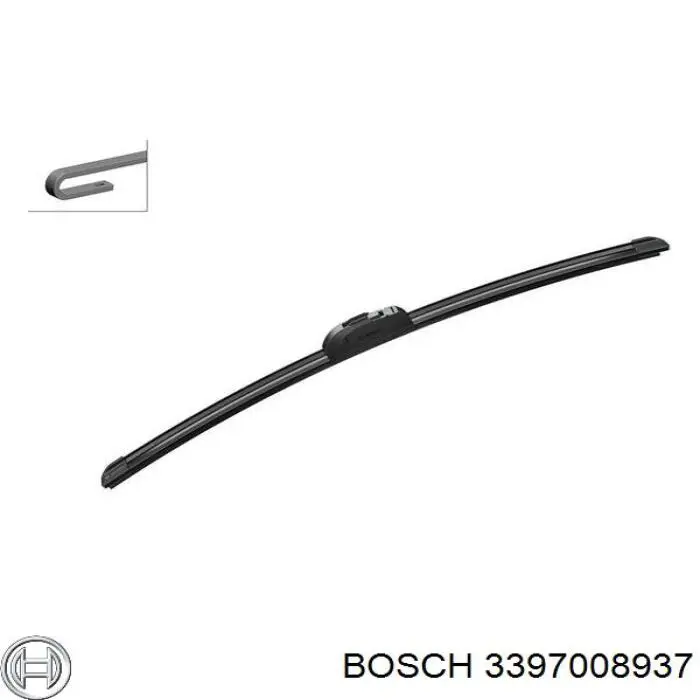 Escobilla del limpiaparabrisas del lado del conductor para Dacia Dokker KE
