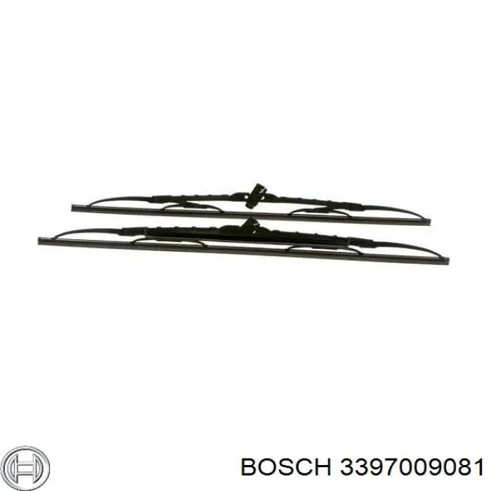 Comprar 3397009081 Bosch Juego de escobillas de luna delantera, 2 piezas