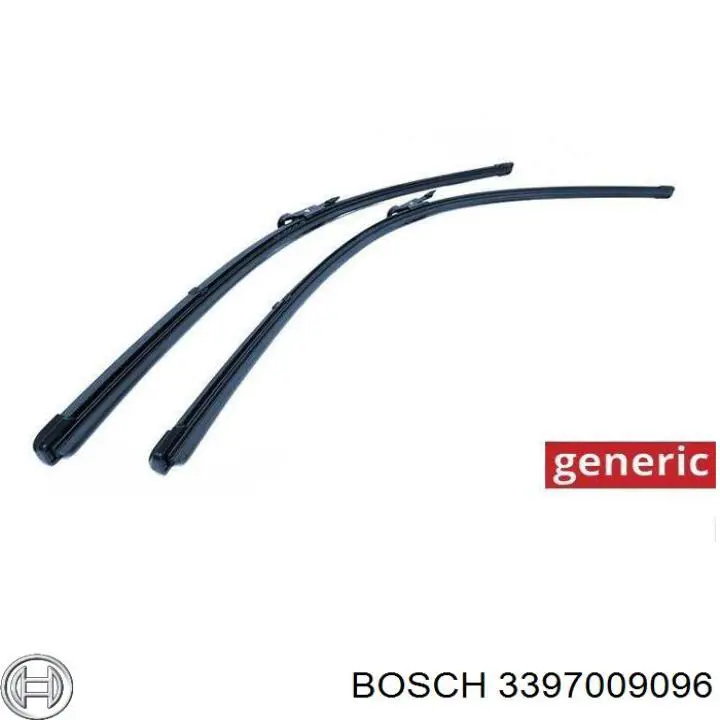 3397009096 Bosch juego de limpiaparabrisas de luna delantera, 2 piezas