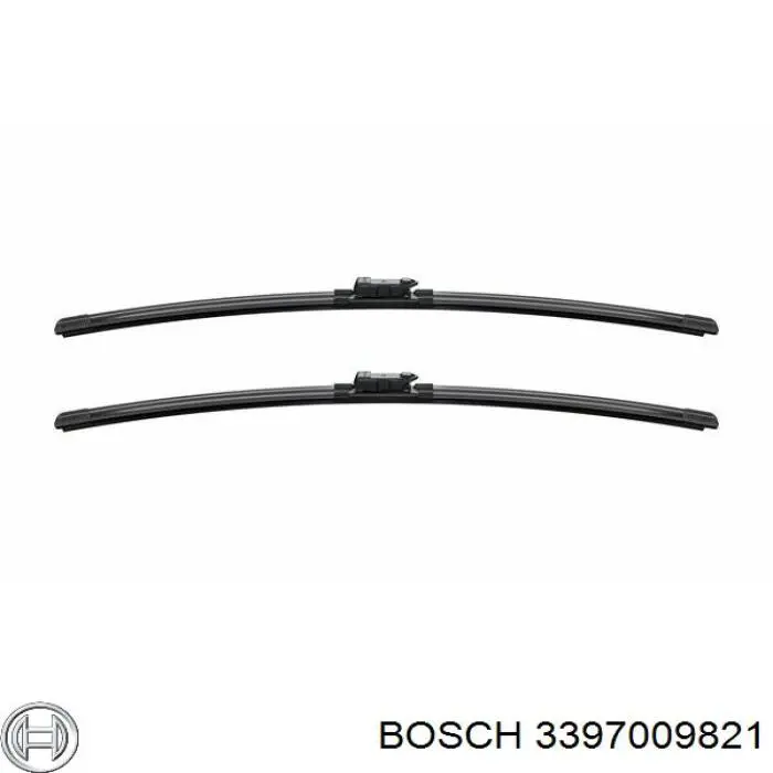 Comprar 3397009821 Bosch Juego de escobillas de luna delantera, 2 piezas