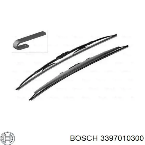 Escobillas delanteras Bosch 3397010300 precio, desde 28,25 EUR